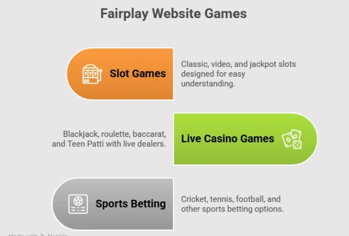 Games Available on the Fairplay Website