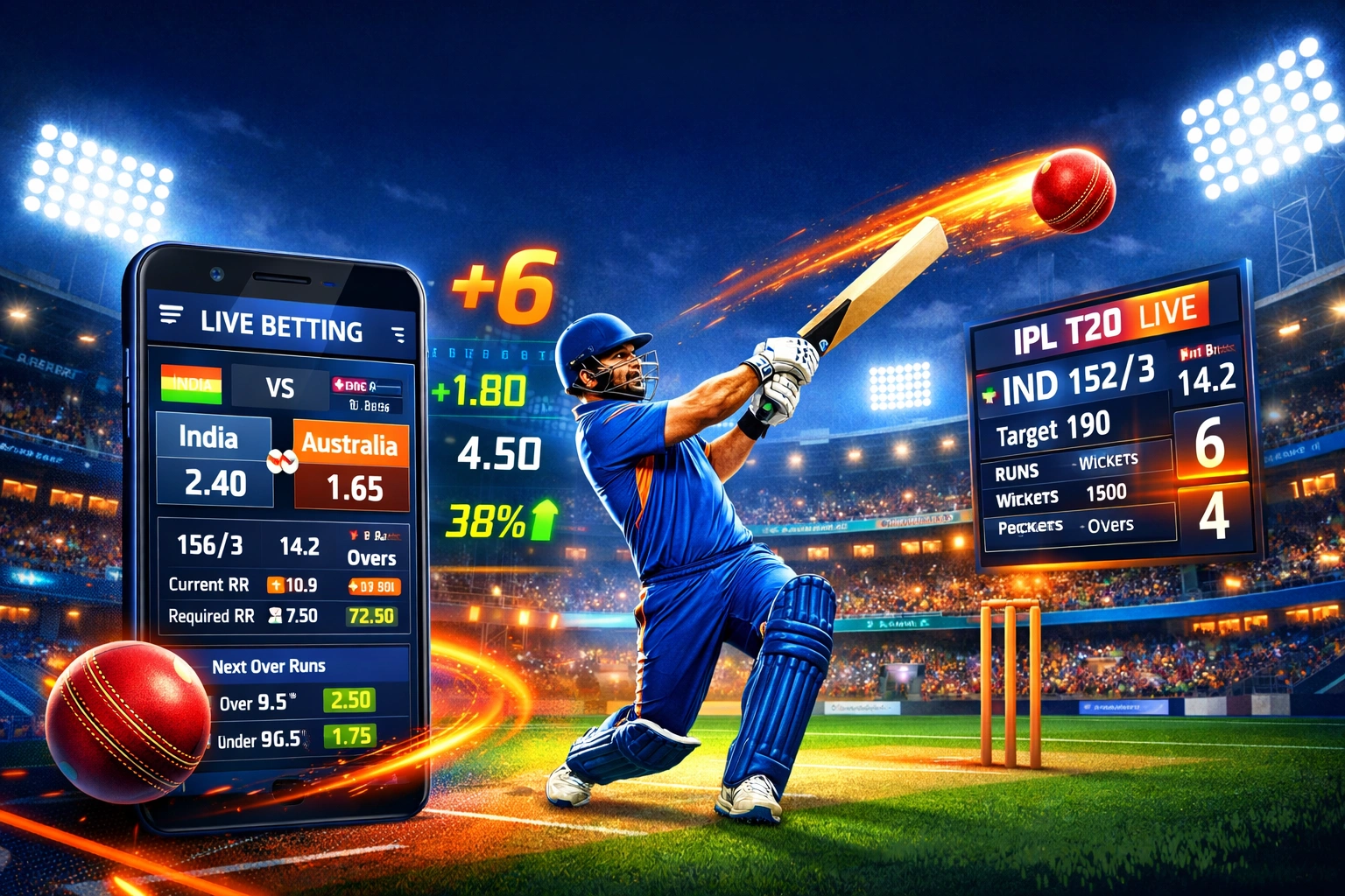 Fairplay IPL betting guide 2026 showing cricket match, betting odds dashboard and mobile sports betting interface