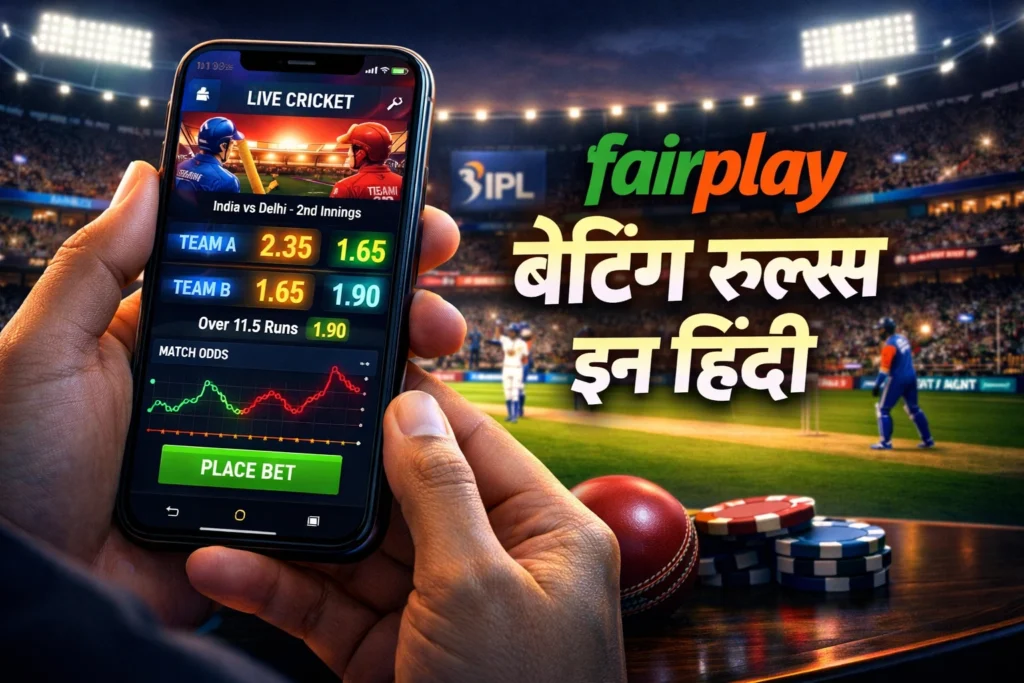 fairplay betting rules in hindi guide for beginners with cricket live betting screen