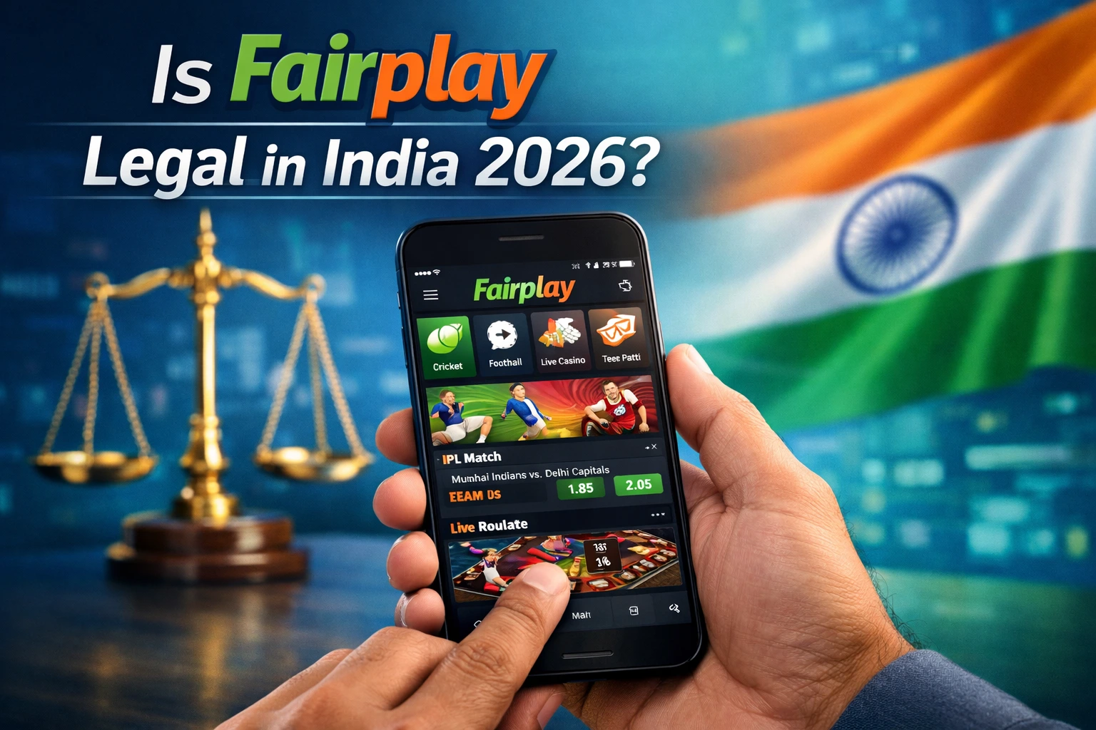 Is Fairplay legal in India 2026 guide explaining Fairplay website legality and online betting laws for Indian players
