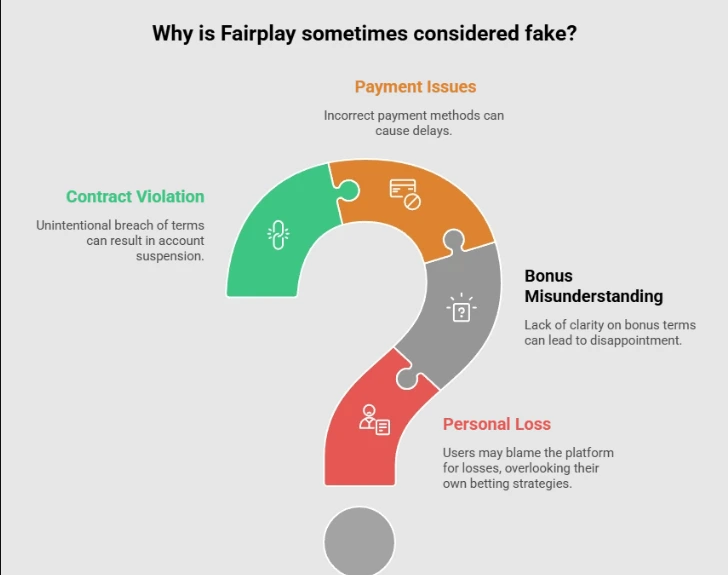Why Fairplay is sometimes considered fake – real vs fake betting platform comparison showing user confusion, payment issues, and platform review analysis