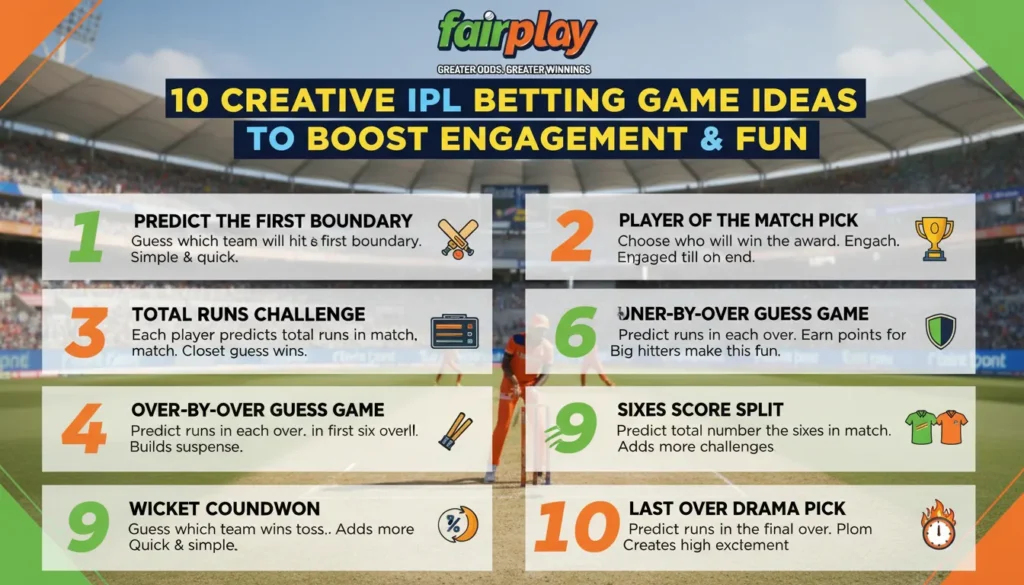 10 Creative IPL Betting Game Ideas to Boost Engagement & Fun