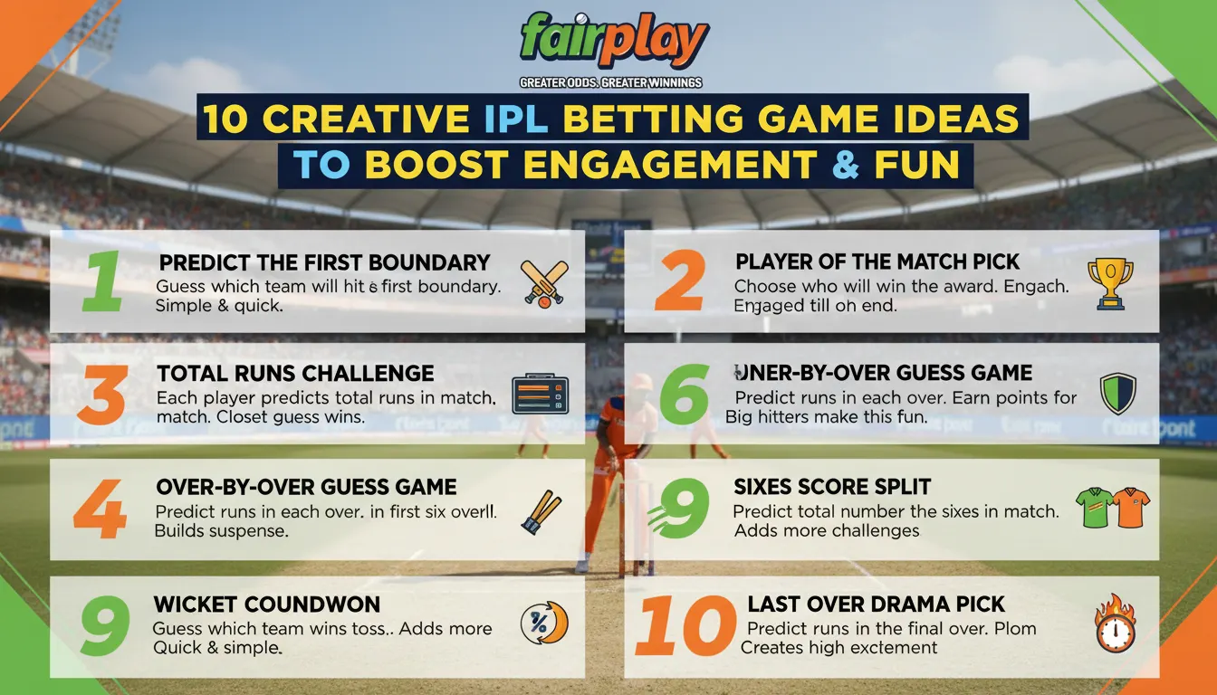 10 Creative IPL Betting Game Ideas to Boost Engagement & Fun