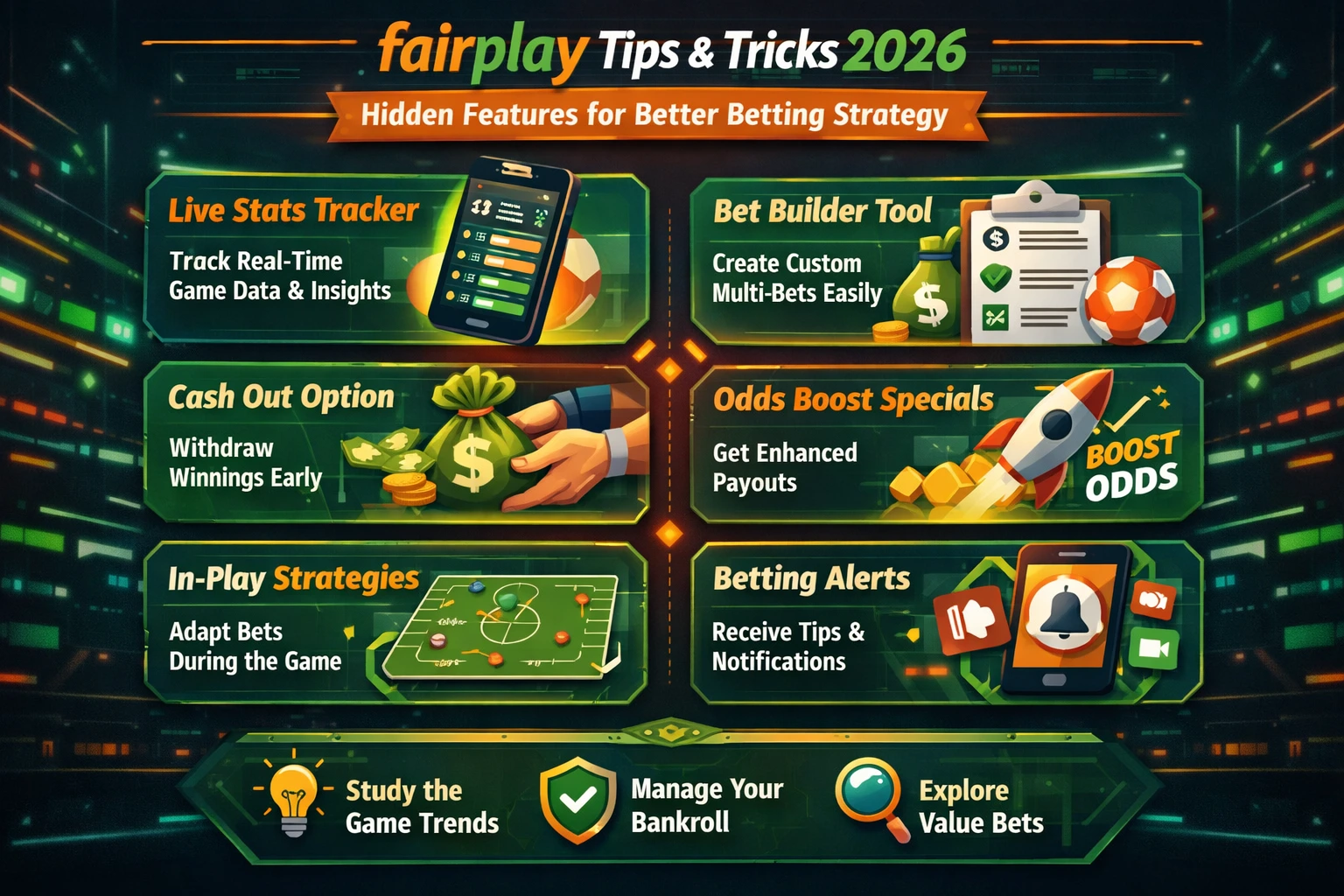 fairplay tips and tricks 2026 showing hidden features like back and lay betting, live odds dashboard and betting exchange strategy tools