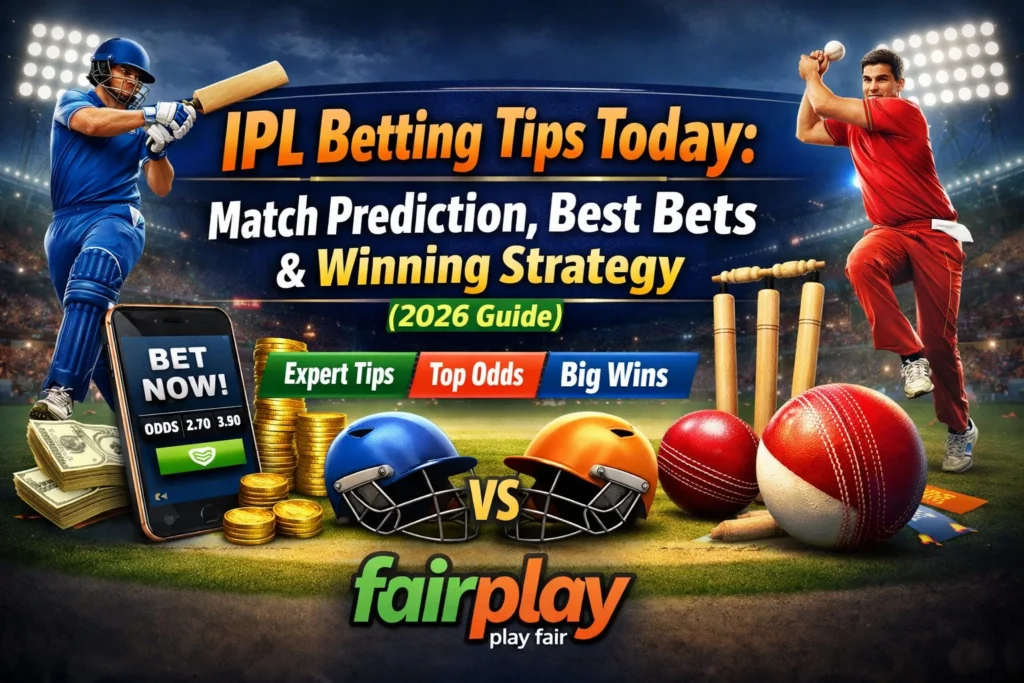 IPL betting tips today 2026 match prediction best bets strategy guide