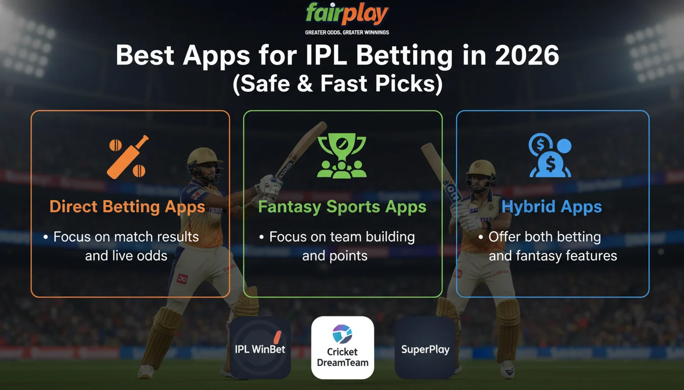 Best Apps for IPL Betting in 2026 (Safe & Fast Picks)