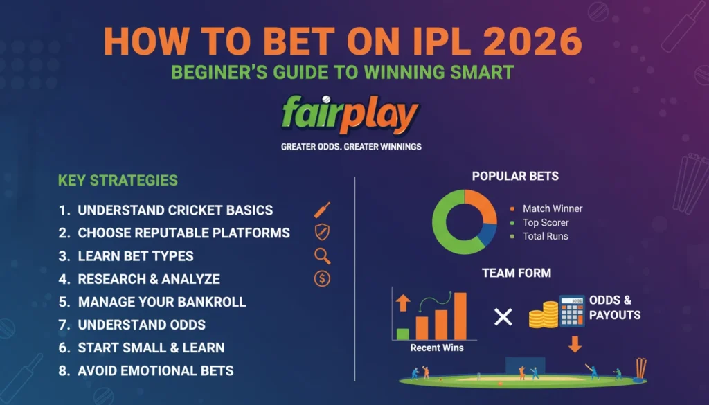 How to Bet on IPL 2026 Beginner’s Guide to Winning Smart
