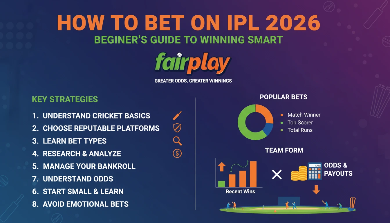 How to Bet on IPL 2026 Beginner’s Guide to Winning Smart