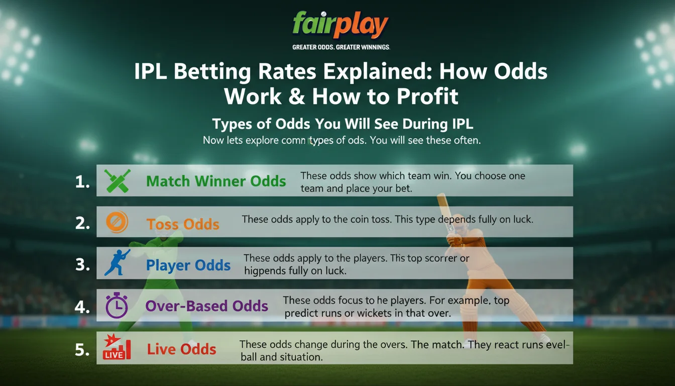 IPL Betting Rates Explained How Odds Work & How to Profit