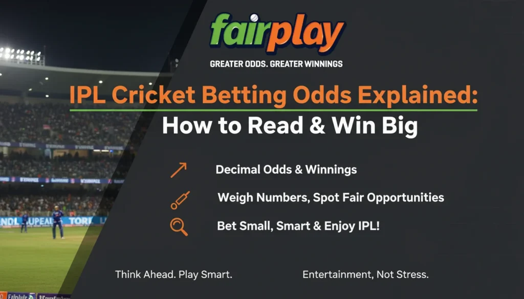 IPL Cricket Betting Odds Explained How to Read & Win Big