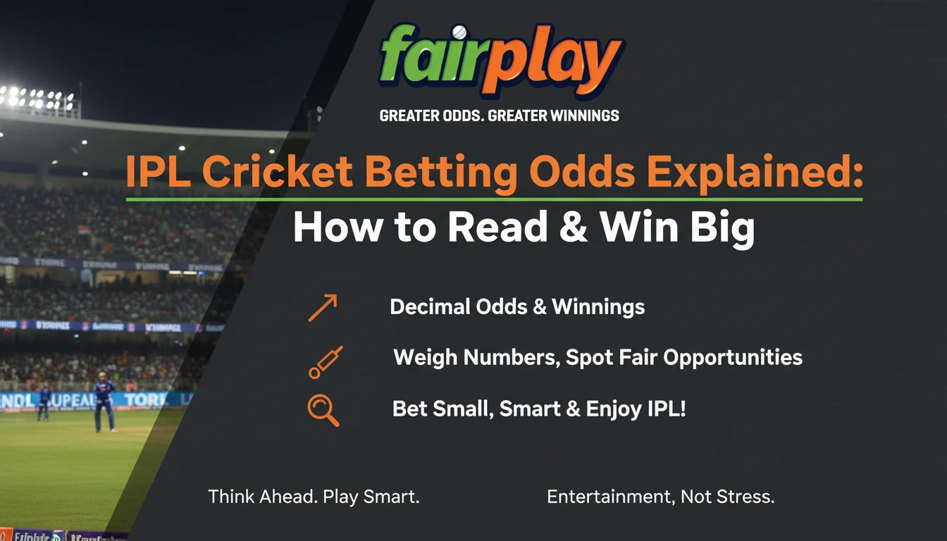IPL Cricket Betting Odds Explained How to Read & Win Big