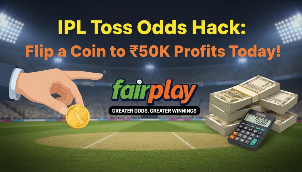IPL Toss Odds Hack Flip a Coin to ₹50K Profits Today!