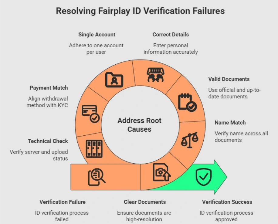 fairplay id verification failed reasons, KYC errors fairplay account, why fairplay id not verified India, common fairplay verification issues 2026, fairplay KYC failure causes and quick fix guide